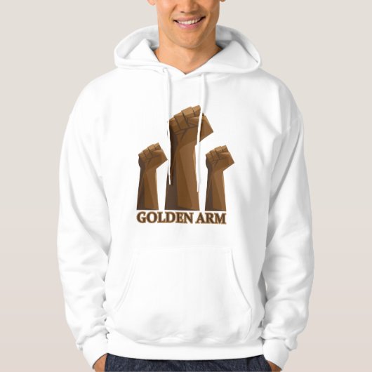 Golden Arm Expert Pipe Welder Gift Hoodie (Vorderseite)