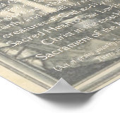 Golden Arrow Print Poster (Ecke)