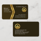 Golden Arrows Moving Forward Manager Visitenkarte (Vorne/Hinten)