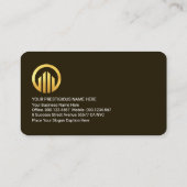 Golden Arrows Moving Forward Manager Visitenkarte (Rückseite)