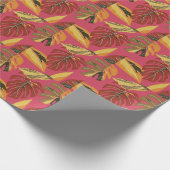 Golden Art Deco Naturparadies Geschenkpapier (Ecke)