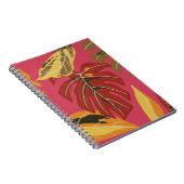 Golden Art Deco Naturparadies Notizblock (Rechte Seite)