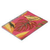 Golden Art Deco Naturparadies Notizblock (Linke Seite)