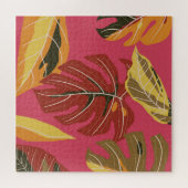 Golden Art Deco Naturparadies Puzzle (Horizontal)