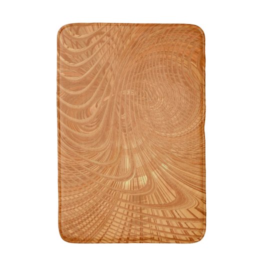 Golden Art Waves Badematte (Vorderseite Vertikal)