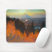 Golden Aspens Oberhalb der Schlange Fluss bei Sonn Mousepad (Mit Mouse)
