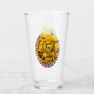 Golden Assyria Glass Cup Glas