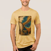 Golden Aura Abstract Art Tee (Vorderseite)