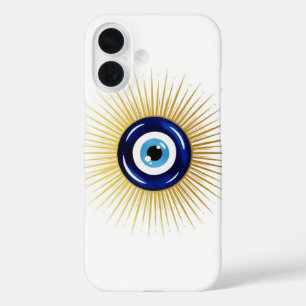 Golden Aura Böser Blick Abstrakte Spirituelle Male iPhone 16 Hülle