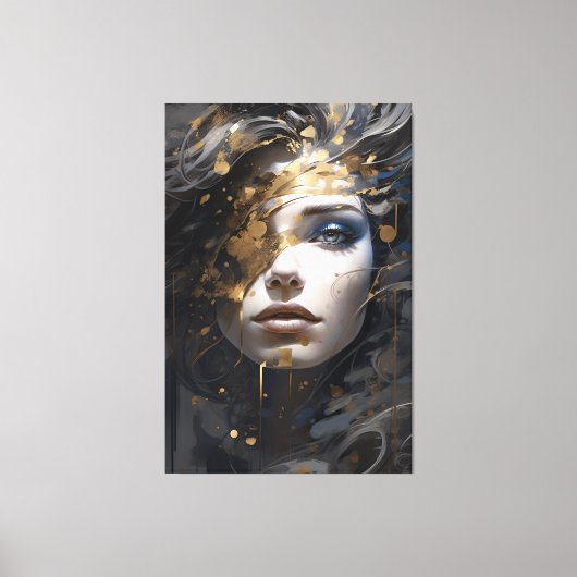 Golden Aura Leinwanddruck (Vorderseite)