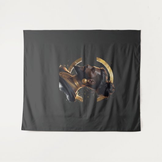 Golden Aura Tee Wandteppich (Vorderseite (Horizontal))