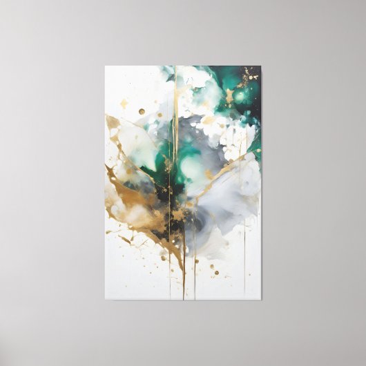 Golden Aurora Leinwanddruck (Vorderseite)