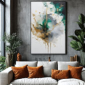 Golden Aurora Leinwanddruck