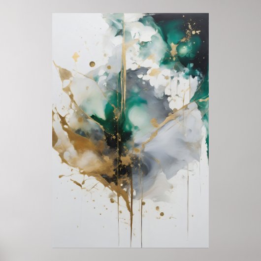 Golden Aurora Poster (Vorne)