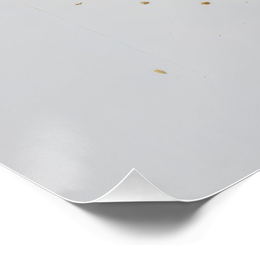 Golden Aurora Poster (Ecke)