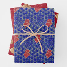 Golden Auspicious Wolken 2023 Chinesisches Neujahr