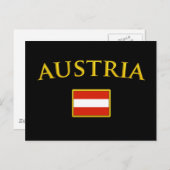 Golden Austria Postkarte (Vorne/Hinten)