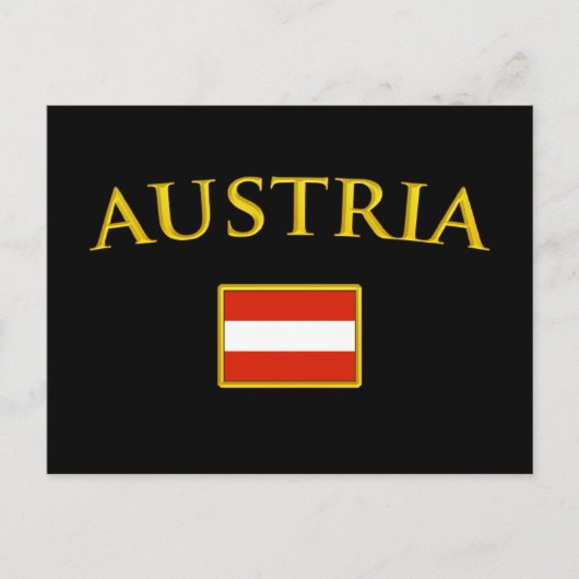 Golden Austria Postkarte (Vorderseite)