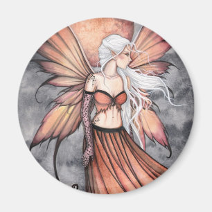 Golden Autumn Fairy Magnet