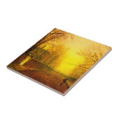 Golden Autumn John Atkinson Grimshaw Fliese (Seite)