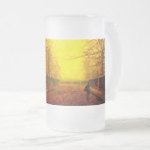 Golden Autumn John Atkinson Grimshaw Mattglas Bierglas (VorderseiteRechts)