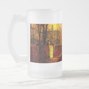 Golden Autumn John Atkinson Grimshaw Mattglas Bierglas