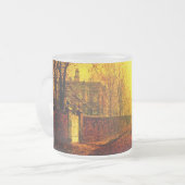 Golden Autumn John Atkinson Grimshaw Mattglastasse (Vorderseite Links)