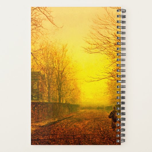 Golden Autumn John Atkinson Grimshaw Planer (Rückseite)