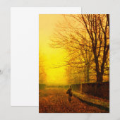 Golden Autumn John Atkinson Grimshaw Save The Date (Vorne/Hinten)