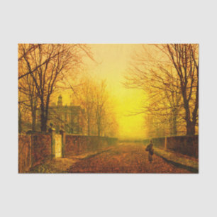 Golden Autumn John Atkinson Grimshaw Seidenpapier