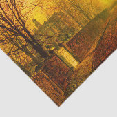 Golden Autumn John Atkinson Grimshaw Seidenpapier (Ausschnitt)
