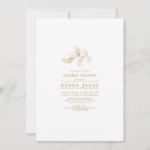 Golden Autumn Splash Brautparty ID655 Einladung (Vorderseite)