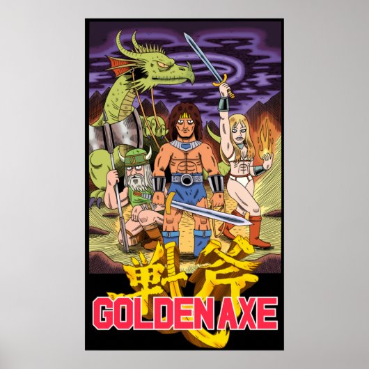 GOLDEN AX POSTER (Vorne)