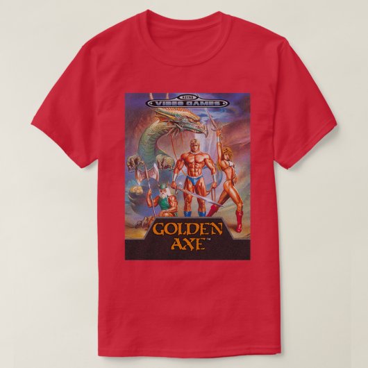 Golden Ax Retro Video Games Classic TShirt (Design vorne)