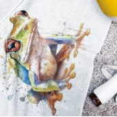 Golden Azure Tree Frog Badehandtuch