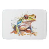 Golden Azure Tree Frog Badematte (Vorderseite)