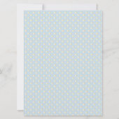 Golden Baby Boy Footprints und Hearts Baby Shooter Einladung (Rückseite)