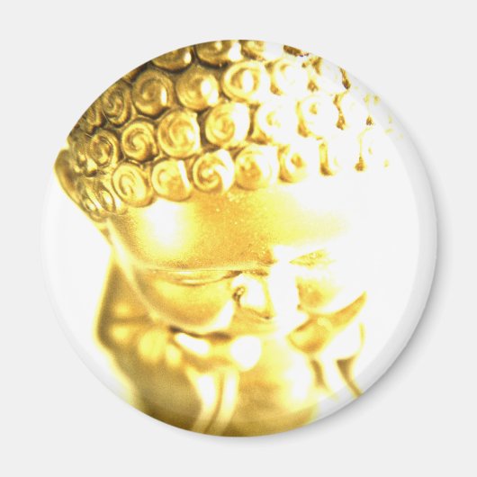 Golden Baby Buddha mousepad Magnet (Vorne)
