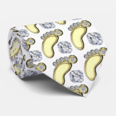 Golden Baby Foot Krawatte (Gerollt)