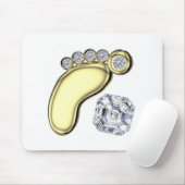 Golden Baby Foot Mousepad (Mit Mouse)