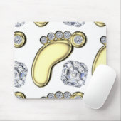 Golden Baby Foot Mousepad (Mit Mouse)