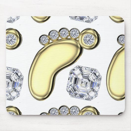 Golden Baby Foot Mousepad (Vorne)