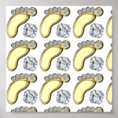 Golden Baby Foot Poster (Vorne)