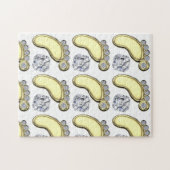 Golden Baby Foot Puzzle (Horizontal)