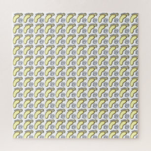 Golden Baby Foot Puzzle