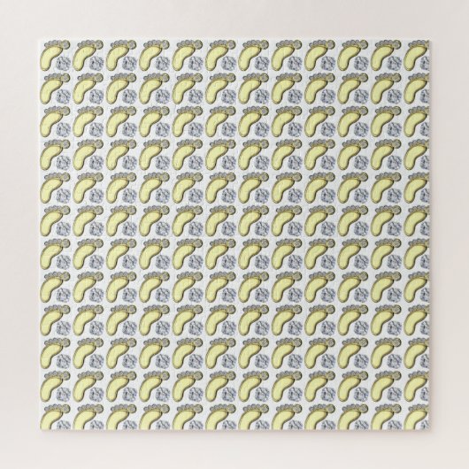 Golden Baby Foot Puzzle (Vertikal)