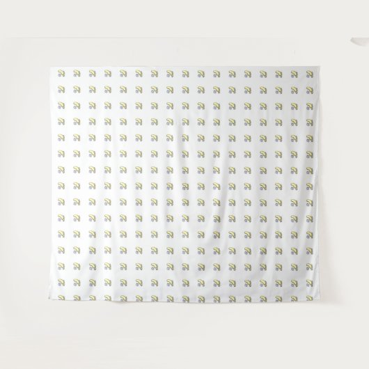 Golden Baby Foot Wandteppich (Vorderseite (Horizontal))