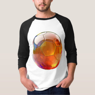 Golden Ball Men Basic 3/4 Sleeve Raglan T - Shirt