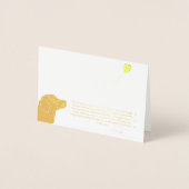 Golden Balloon Folienkarte (Vorderseite)