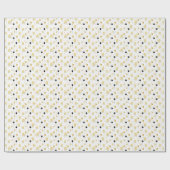 Golden Balloon Ribbon Geschenkpapier (Flach)